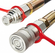 Муфты гидравлических шлангов гидравлического стыкового сварочного аппарата для пэ труб Gas Fusion Red-400 (220 V) Муфты гидравлических шлангов гидравлического стыкового сварочного аппарата для пэ труб Gas Fusion Red-400 (220 V)