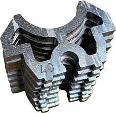 Редукционные вкладыши позиционера для сварки полиэтиленовых труб ПНДело Делатор-63, 2 зажима Редукционные вкладыши позиционера для сварки полиэтиленовых труб ПНДело Делатор-63, 2 зажима