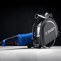 Штроборез по бетону Зубр Профессионал ЗШ-П45-2200 ПТК